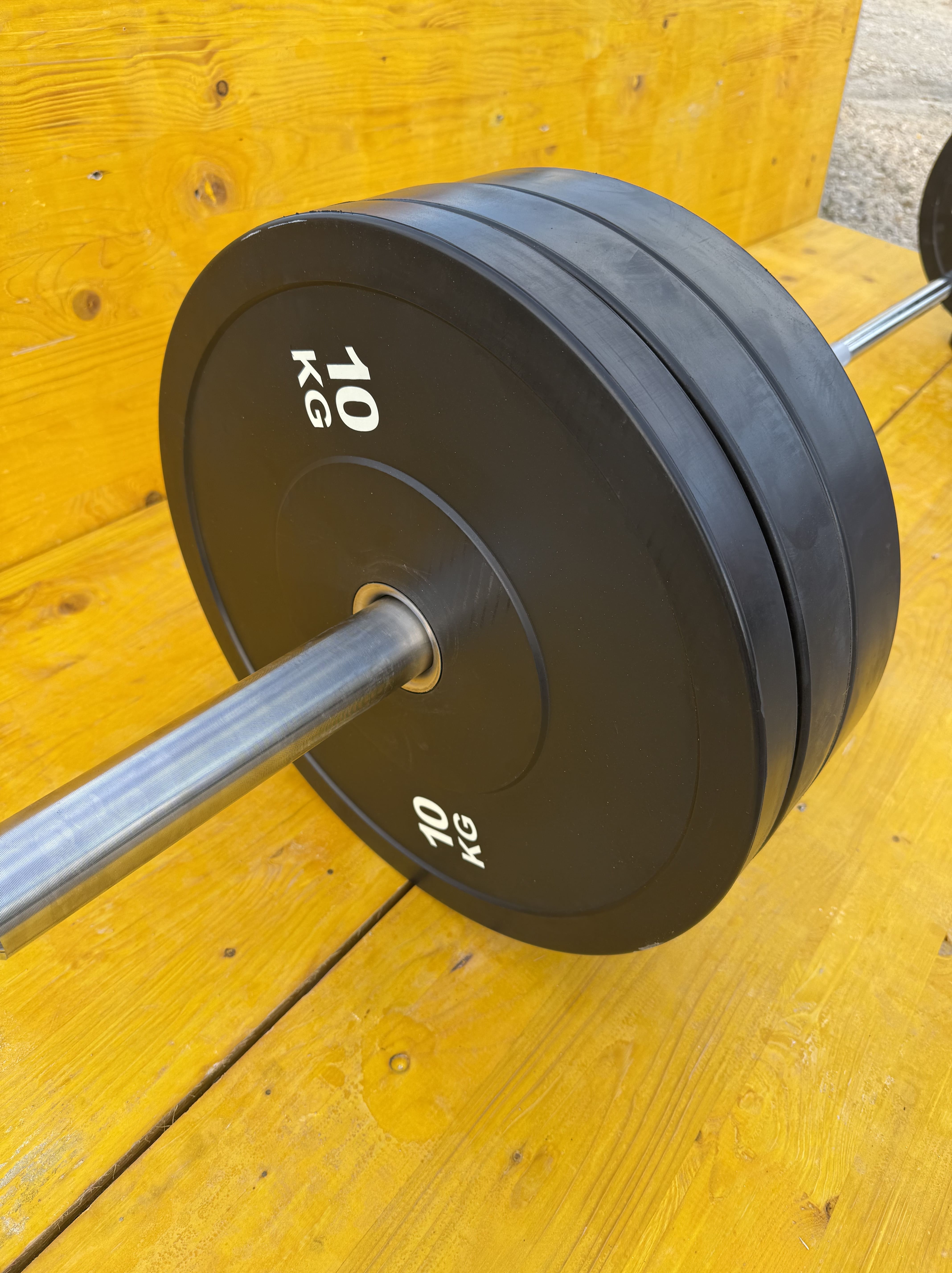 Olympijské bumper kotúče - tyč